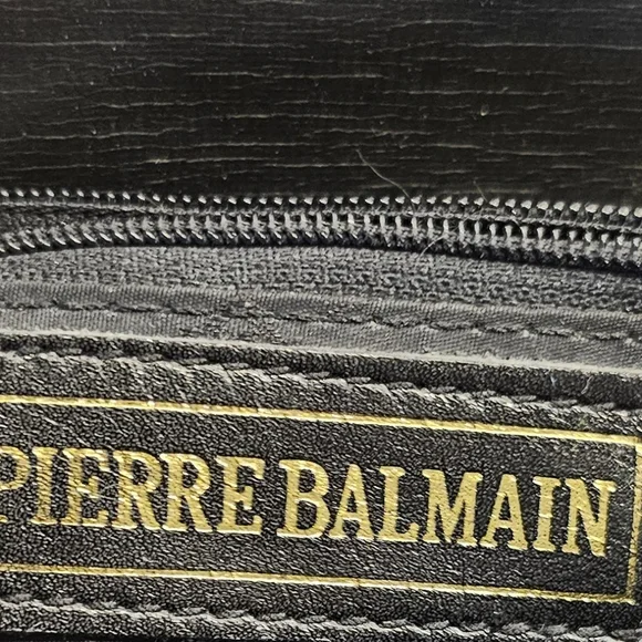 Vintage Pierre Balmaim Black Quilted Leather Chain Bag - Picture 9 of 13